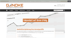 Desktop Screenshot of gandke.de